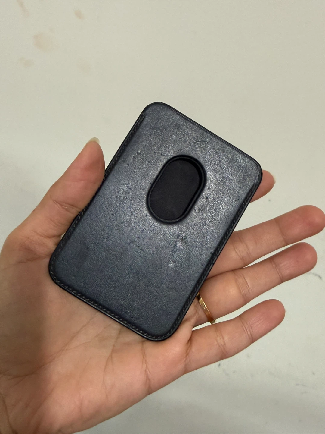 Black Leather Card Holder - photo 4