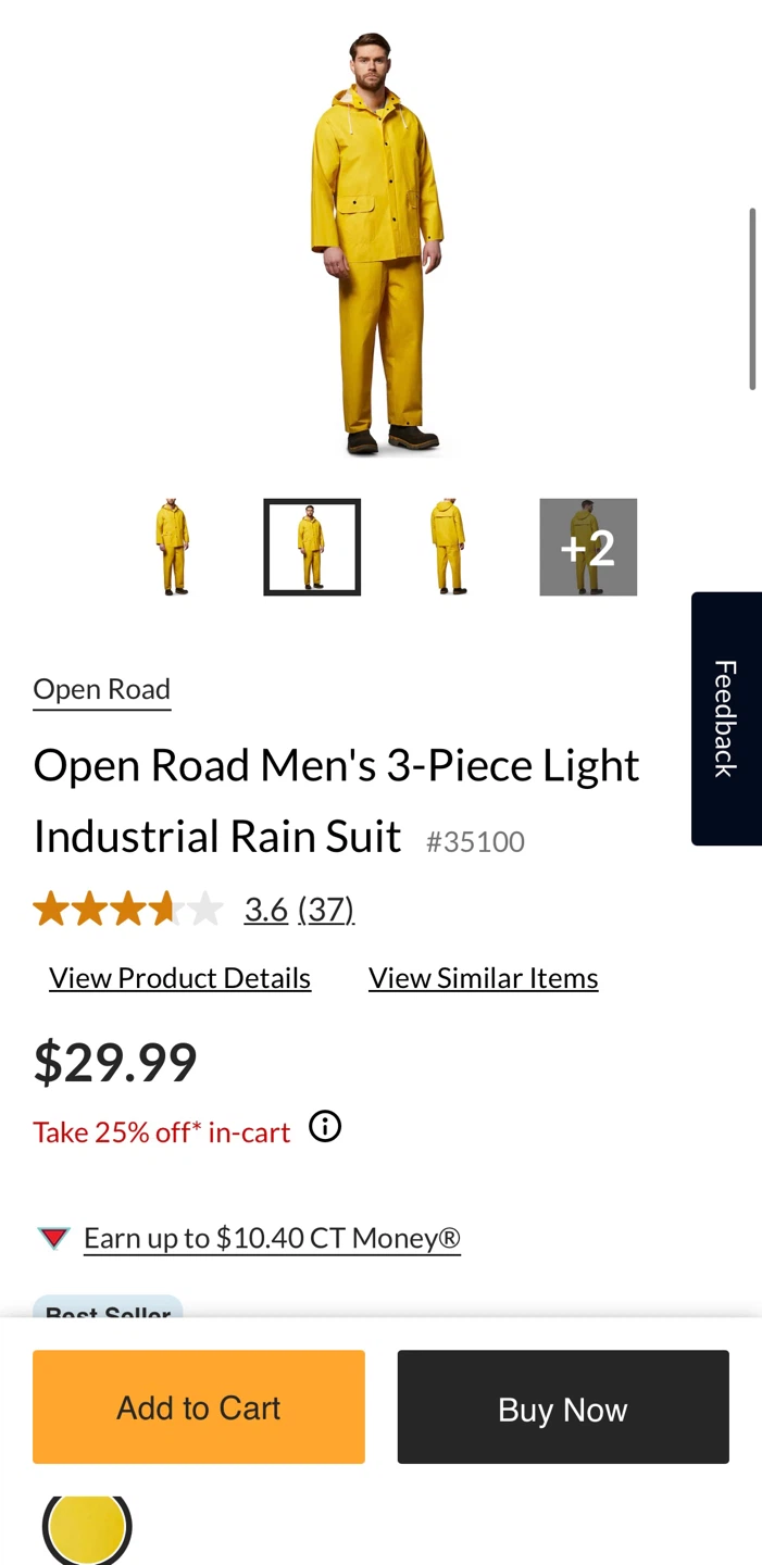 Brand New Men’s 3XL XXXL Rain Suit
