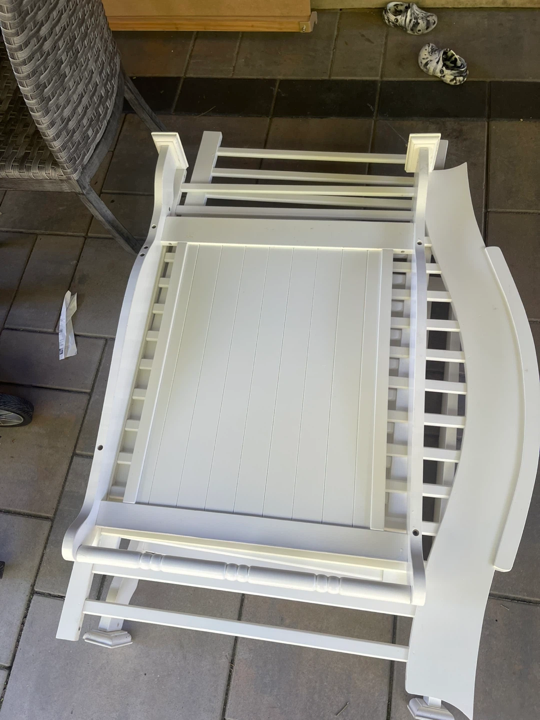 White Baby Crib - photo 3