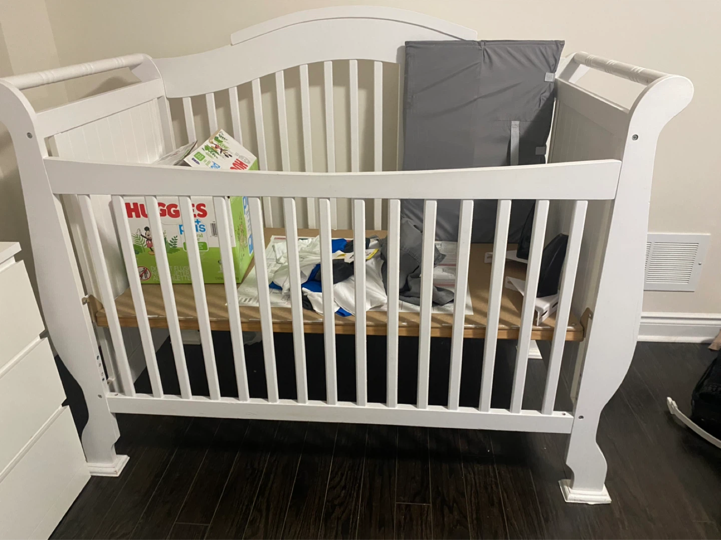 White Baby Crib