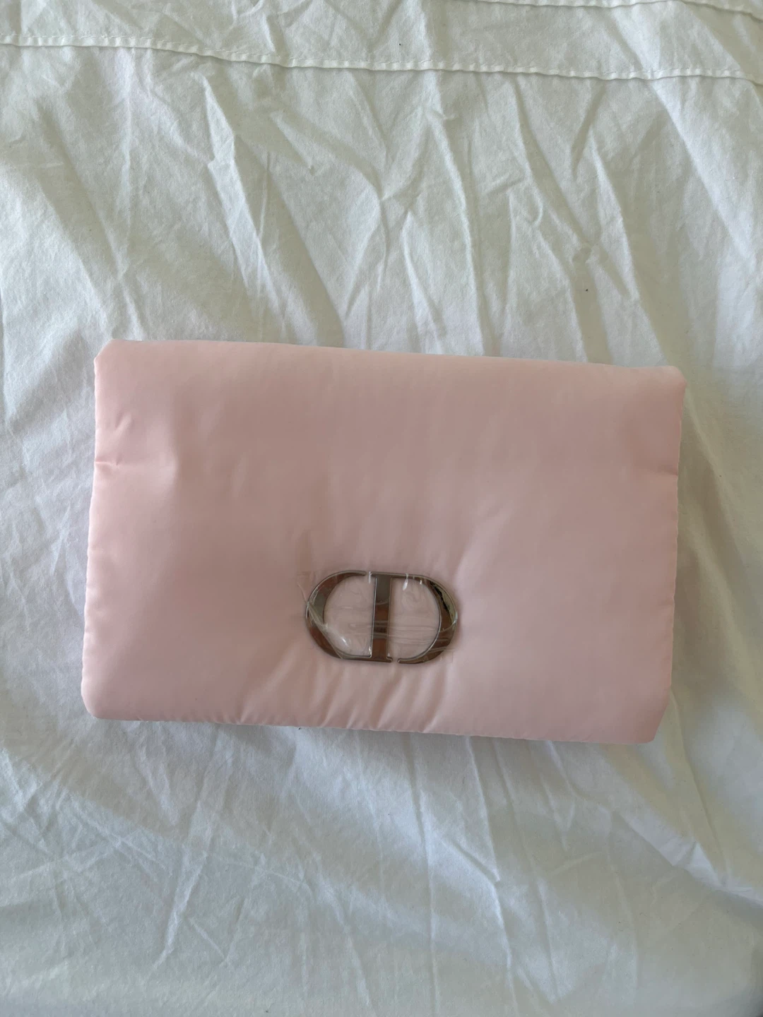 Dior Baby Pink Makeup Puffy Pouch