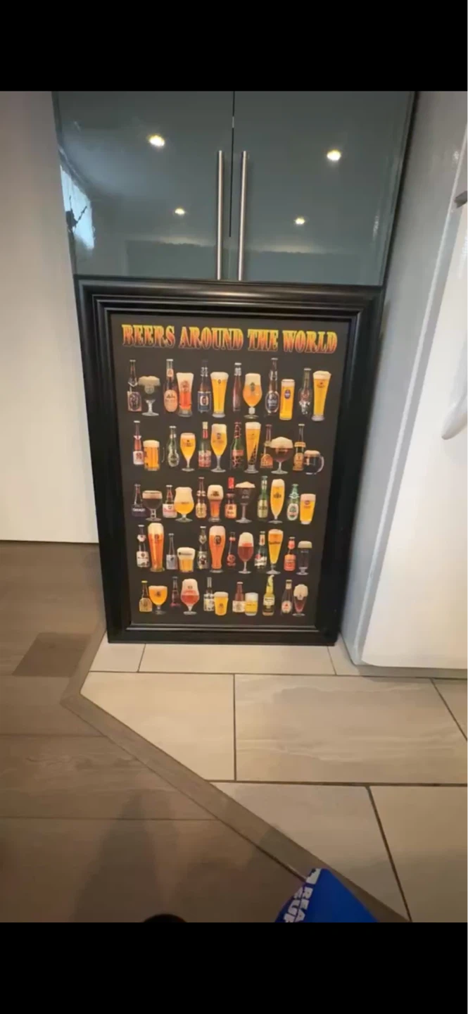 Beers Around the World Framed Print