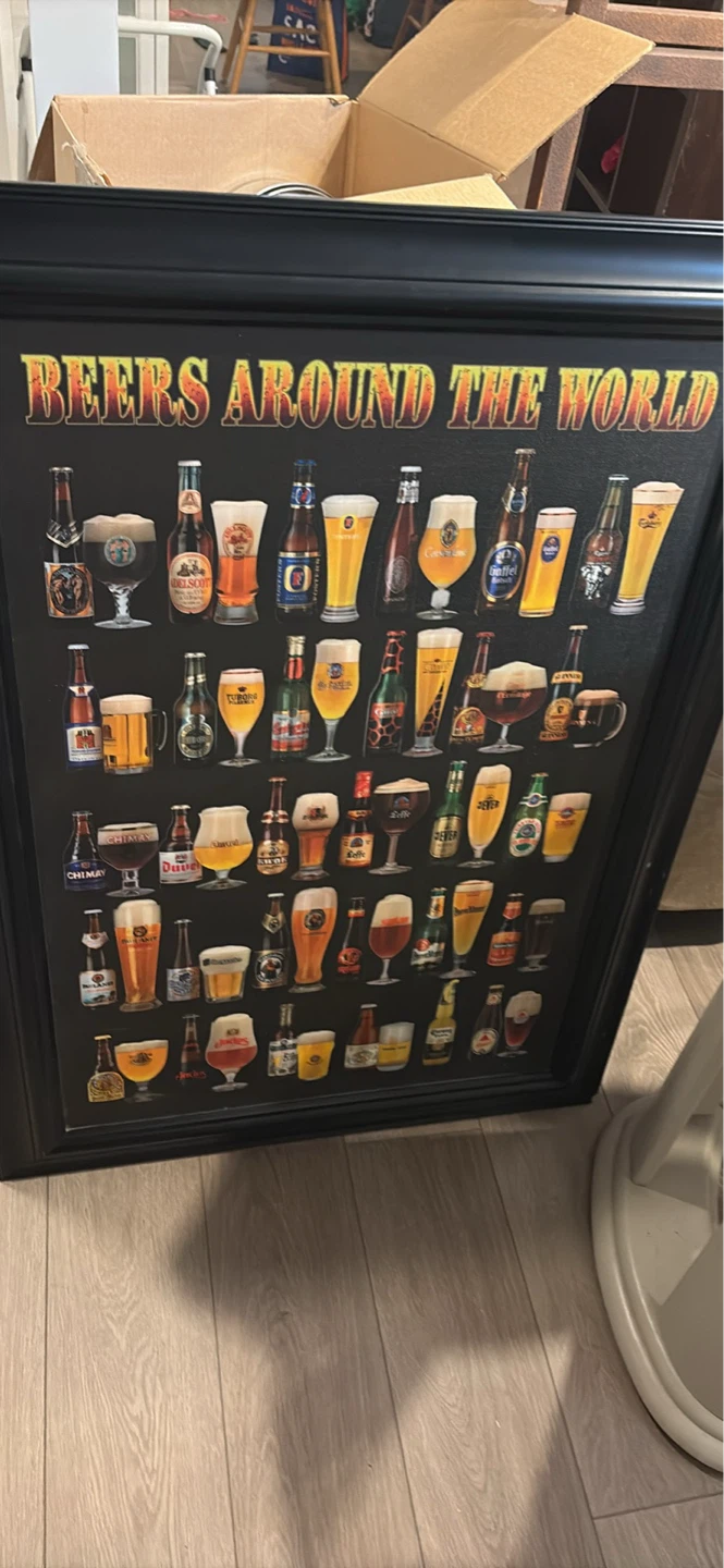 Beers Around the World Framed Print - photo 3
