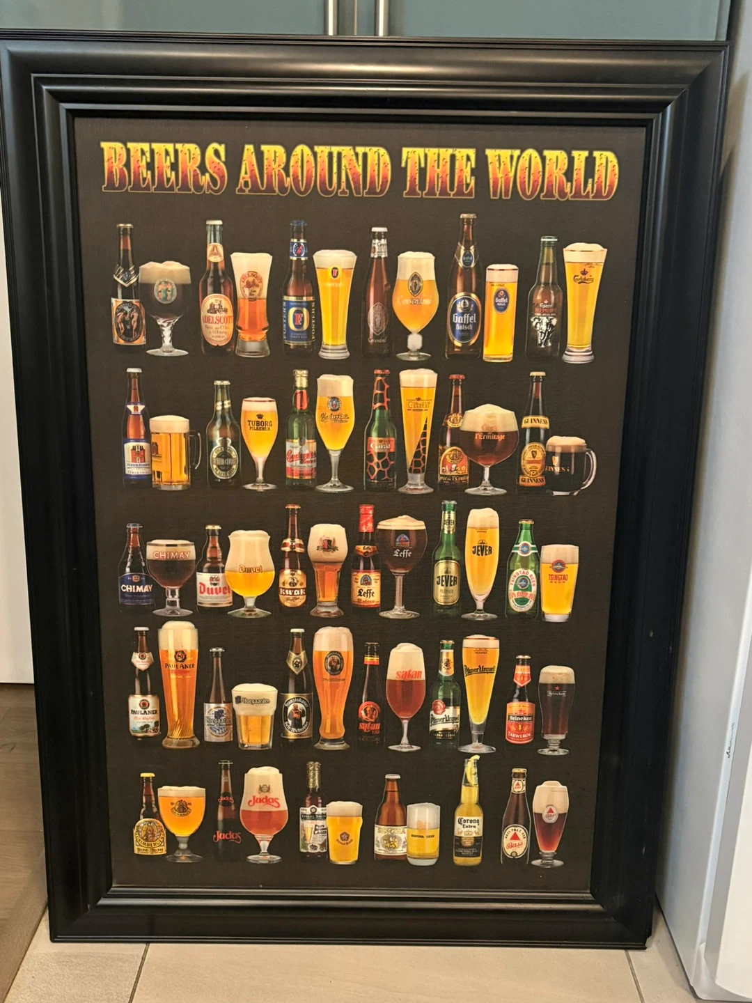 Beers Around the World Framed Print - photo 2