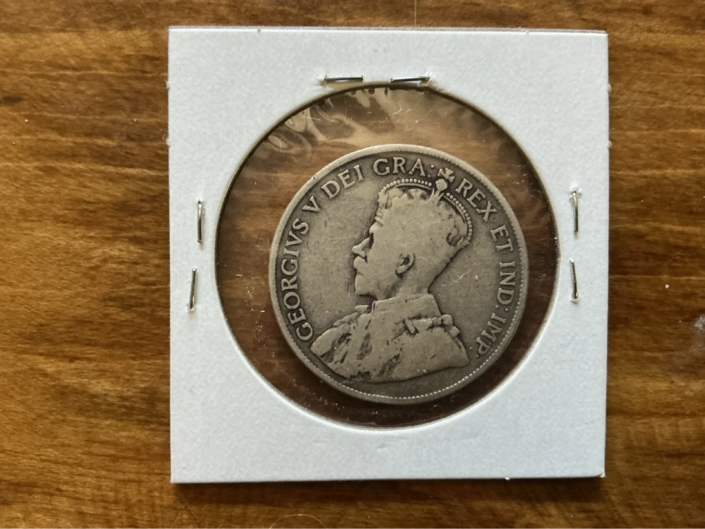 1916 Canadian 50 Cents  Silver Coin ! - photo 2
