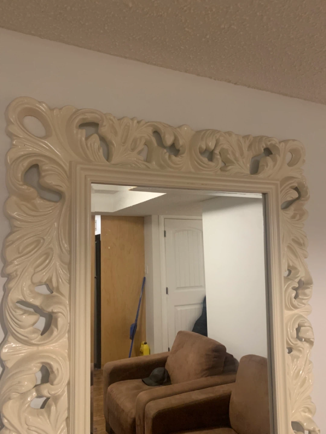 Ornate Cream Full Length Mirror - photo 2