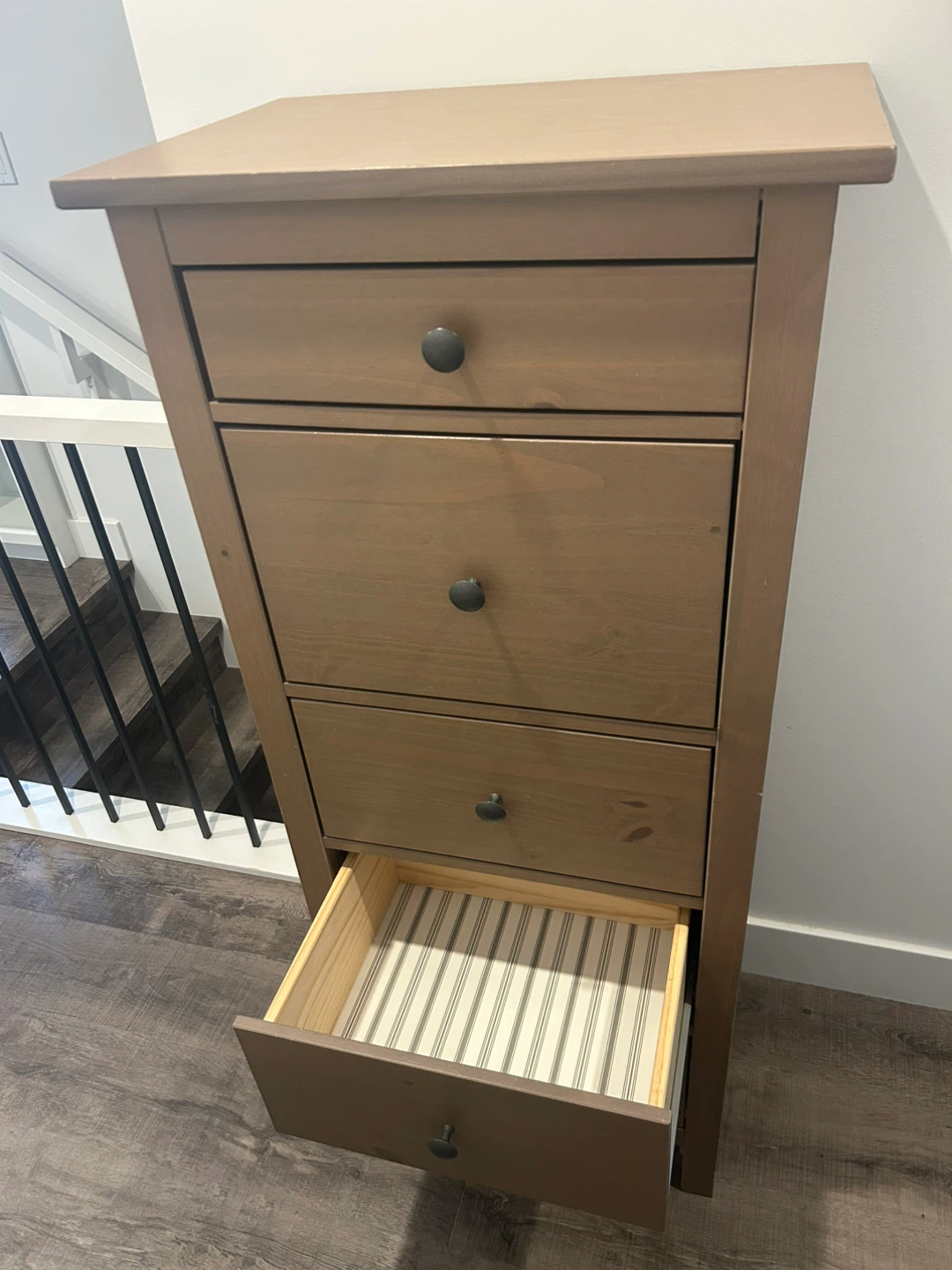 IKEA HEMNES 5 drawers dresser in brown colour - photo 4