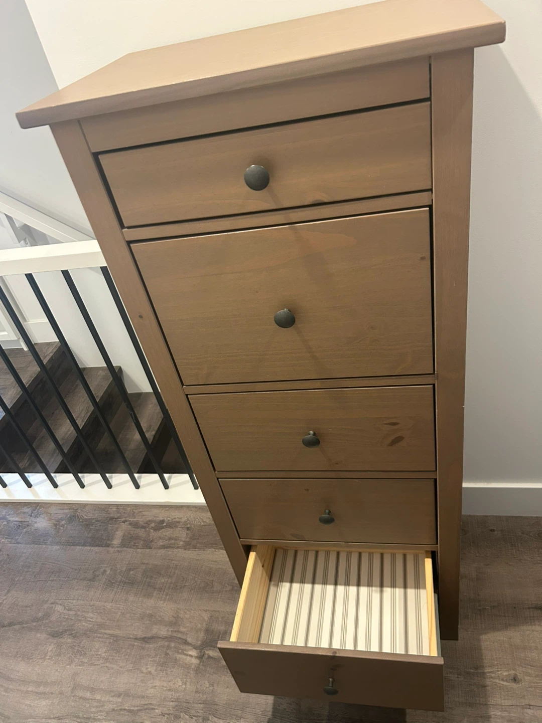 IKEA HEMNES 5 drawers dresser in brown colour - photo 5