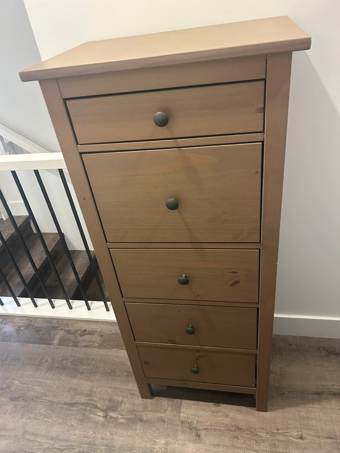 IKEA HEMNES 5 drawers dresser in brown colour