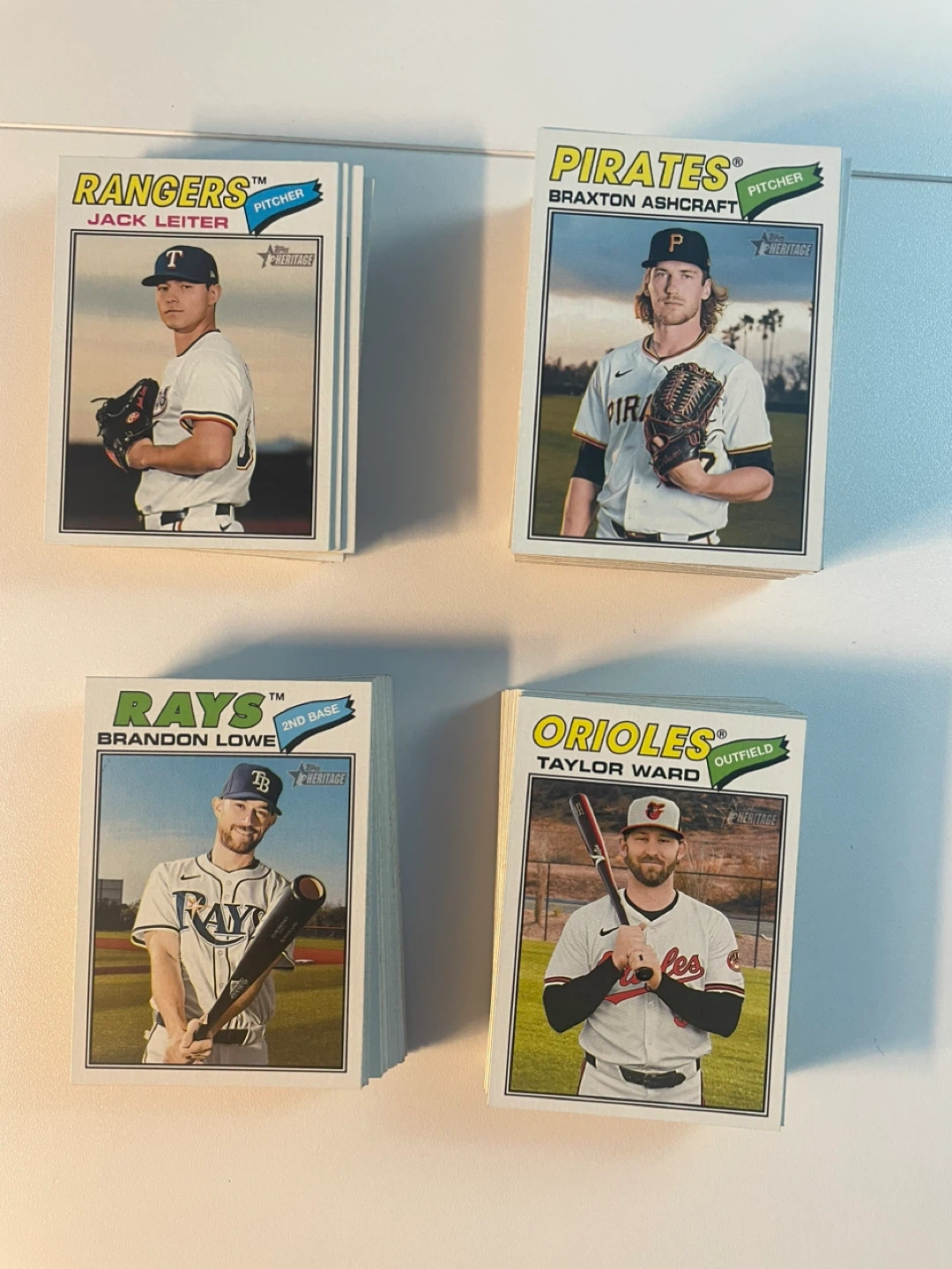 2026 Topps Heritage Baseball Card Lot (150 cards) No Dupes