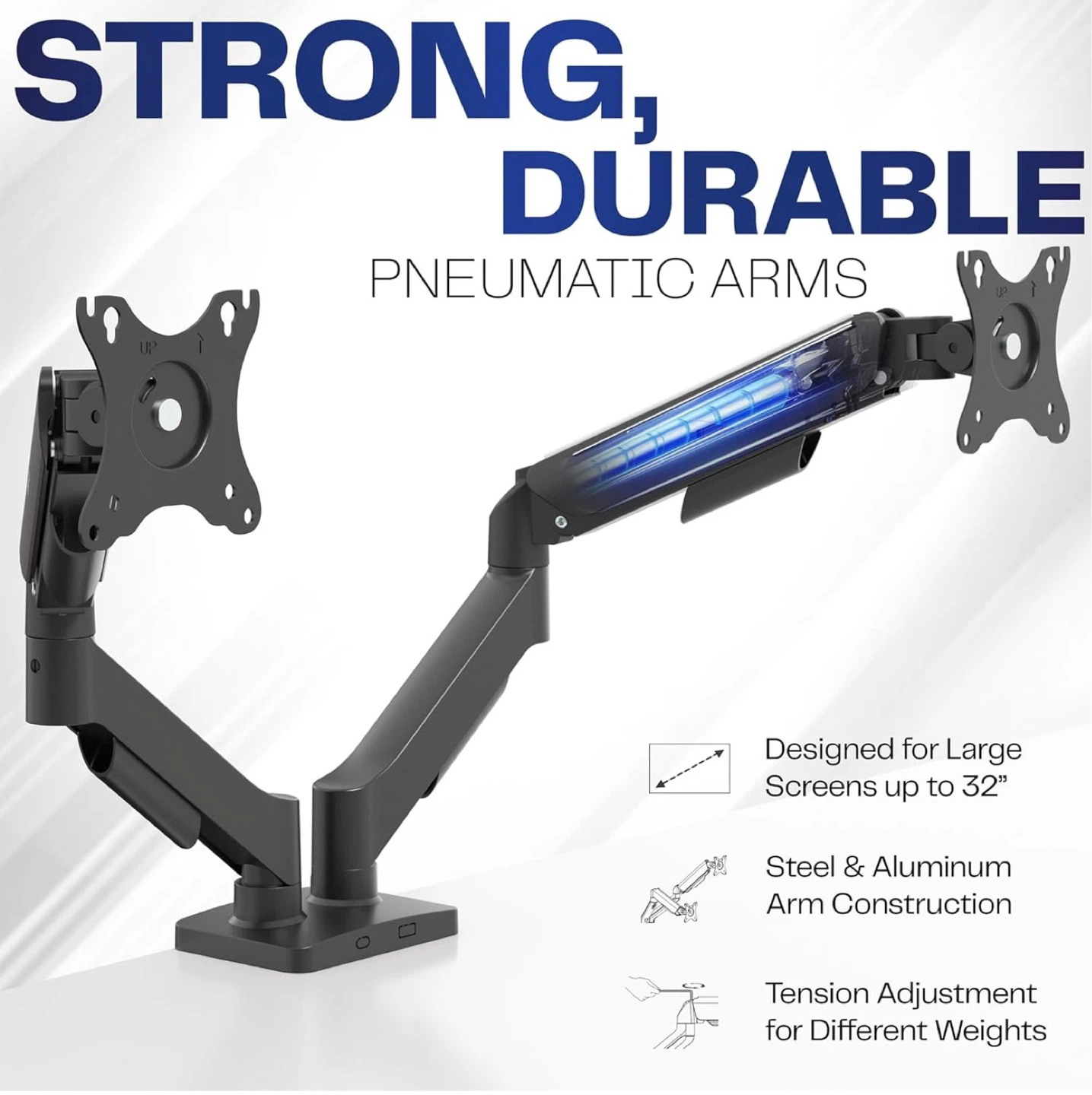 VIVO Dual Monitor upto 32”, Arm Desk Mount - photo 2