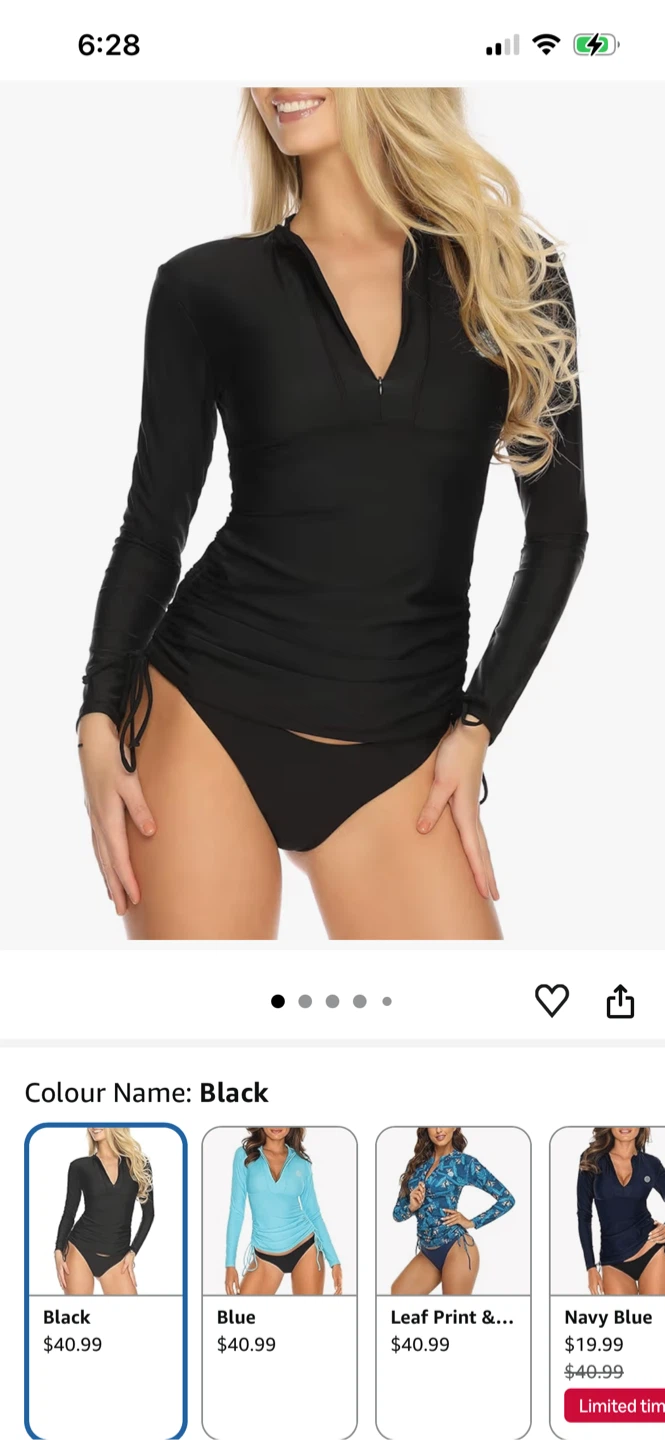 RELLECIGA Women's Long Sleeve Swim top - photo 4