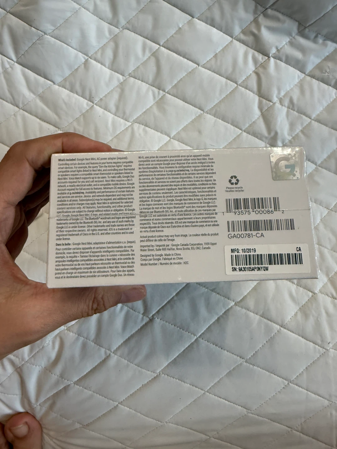 Google Nest Mini (2nd Gen) Smart Speaker - photo 5