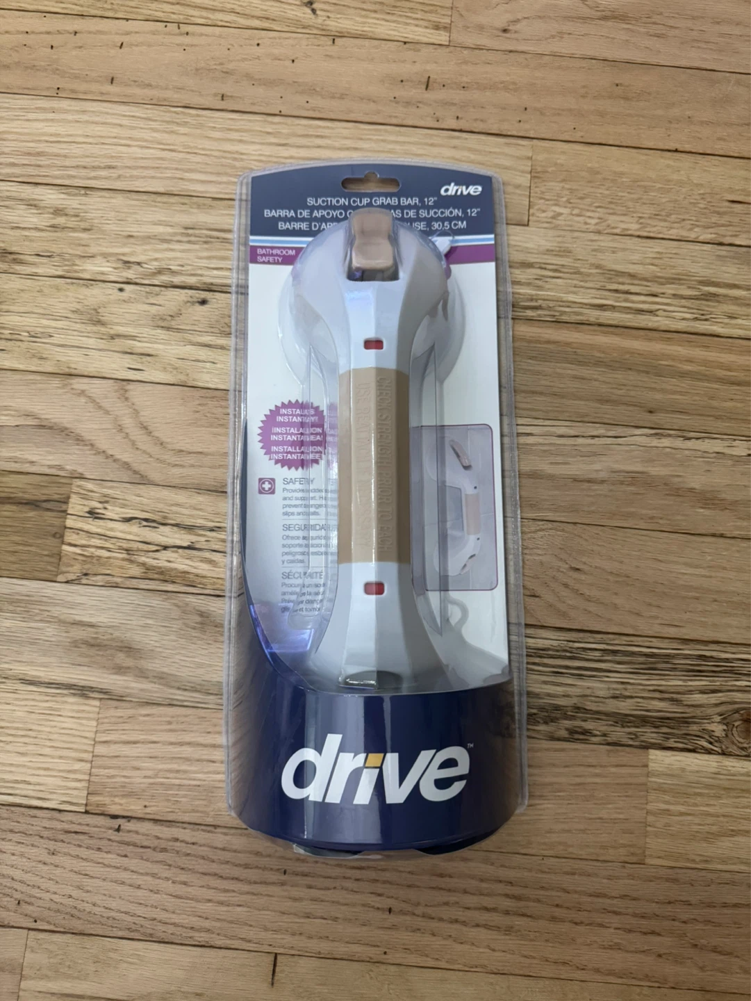 Drive Suction Cup Grab Bar, 12"