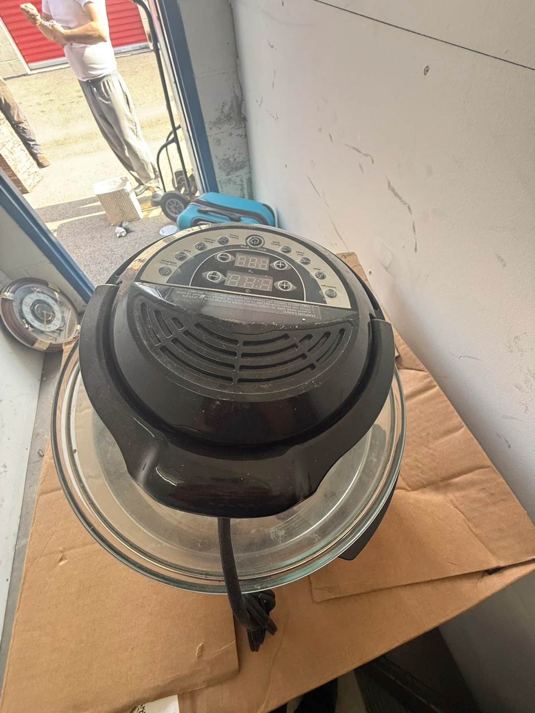 Black 12L Countertop Oven