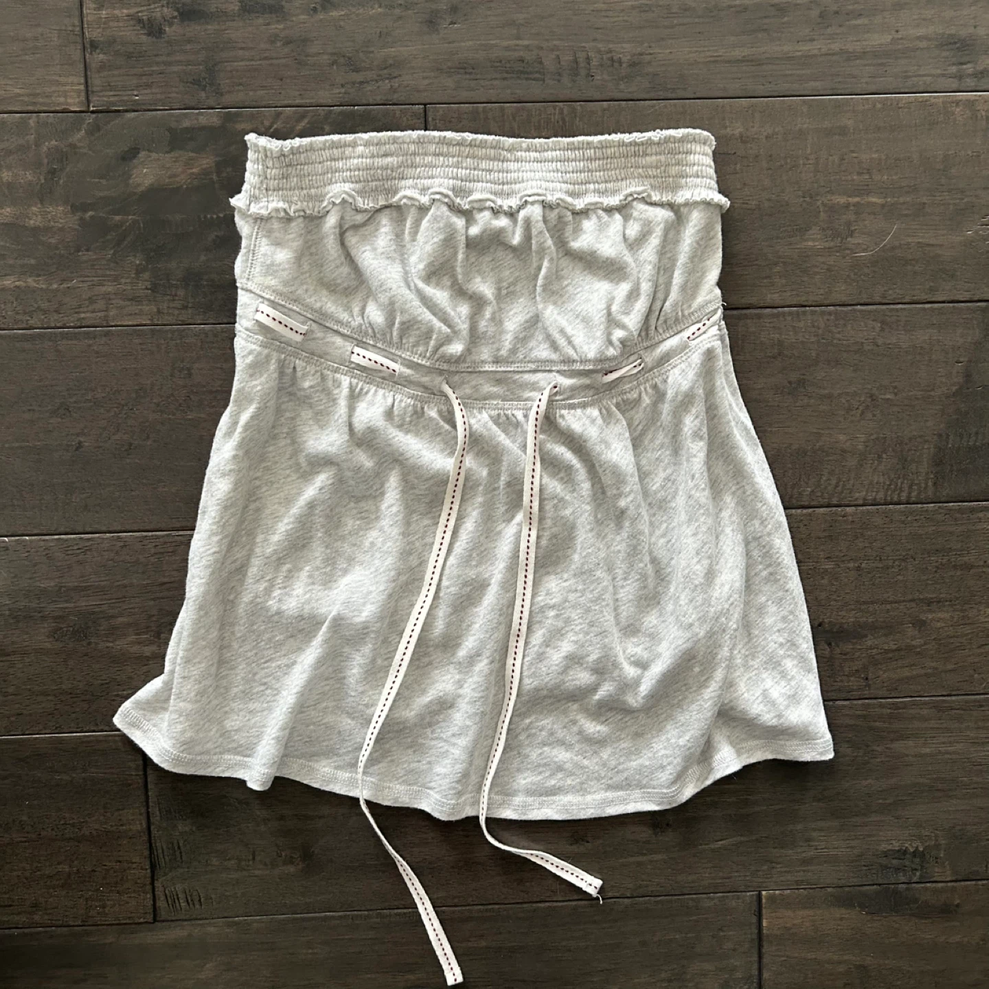 Hollister Strapless Tie Waist Baby Doll Top - photo 2