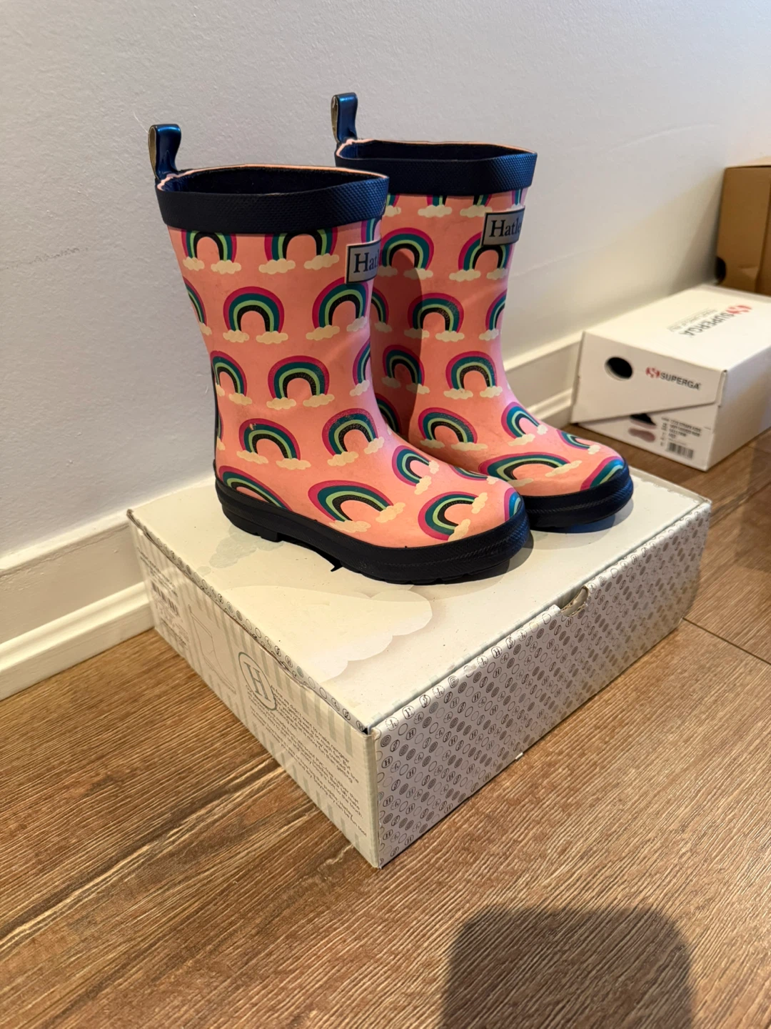 Hatley Pretty Rainbows Rain Boots
