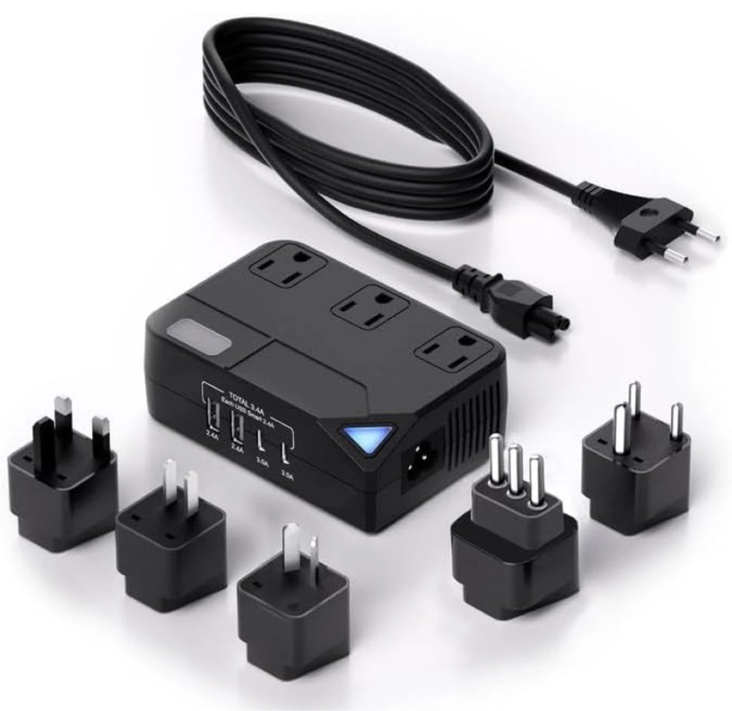 Universal 100V-220V Travel Converter (250W Travel Voltage)