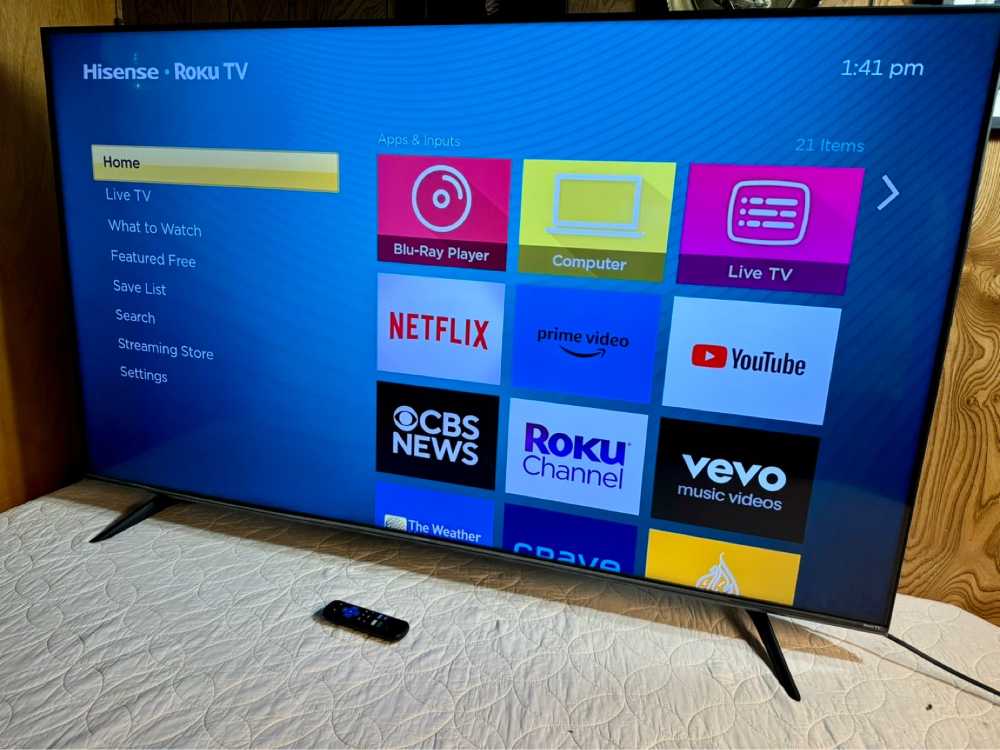 55” Hisense 4K Smart Roku TV