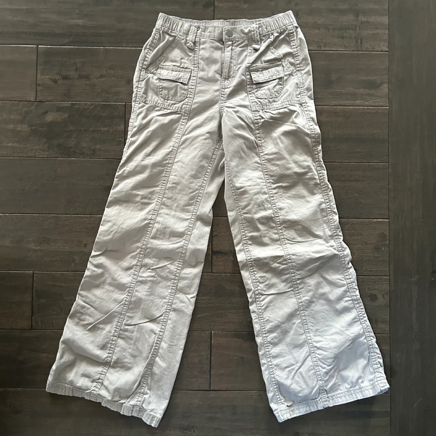 Women's Grey Cargo Pants - photo 2