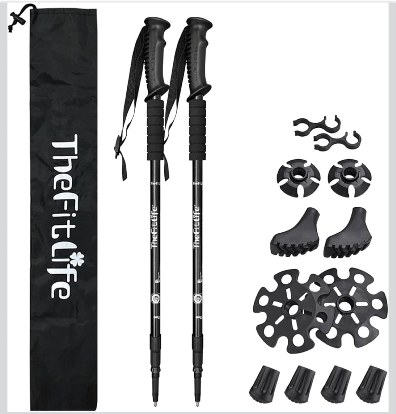 TheFitLife Trekking Poles - Set of 2
