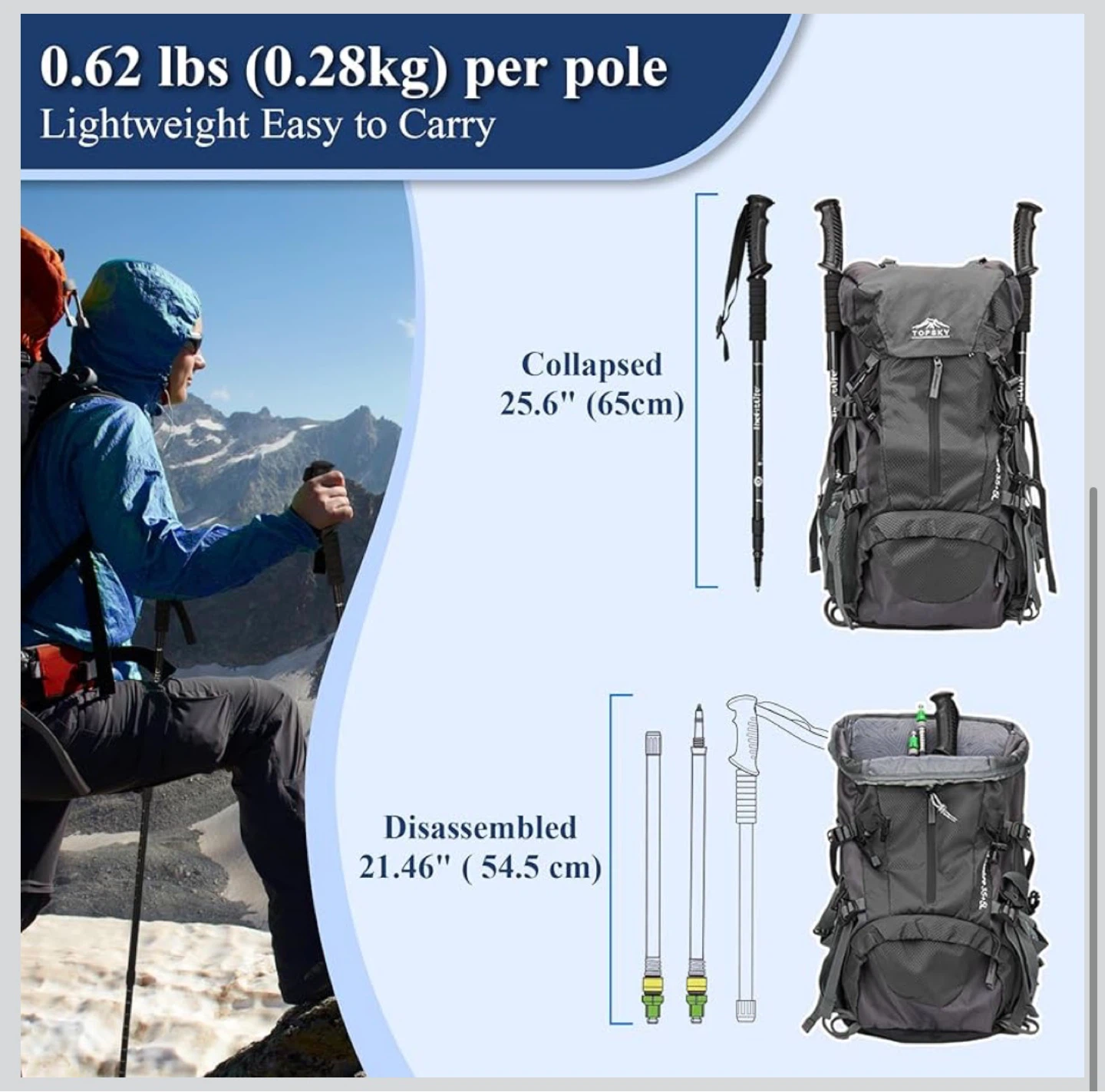 TheFitLife Trekking Poles - Set of 2 - photo 4