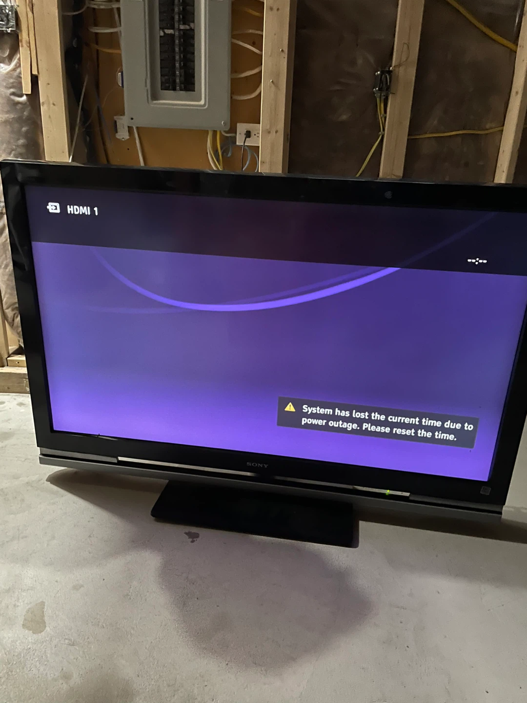 Sony Tv 52inch