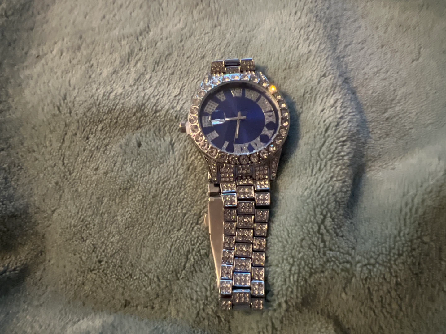 Iced out watch