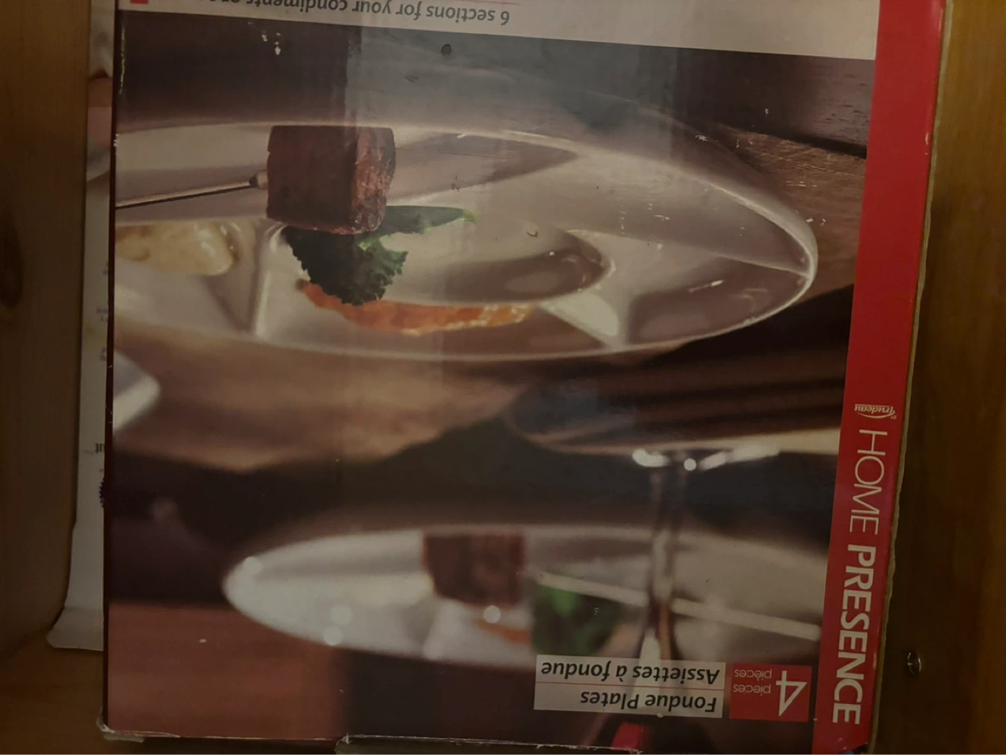Trudeau Fondue Plates Set