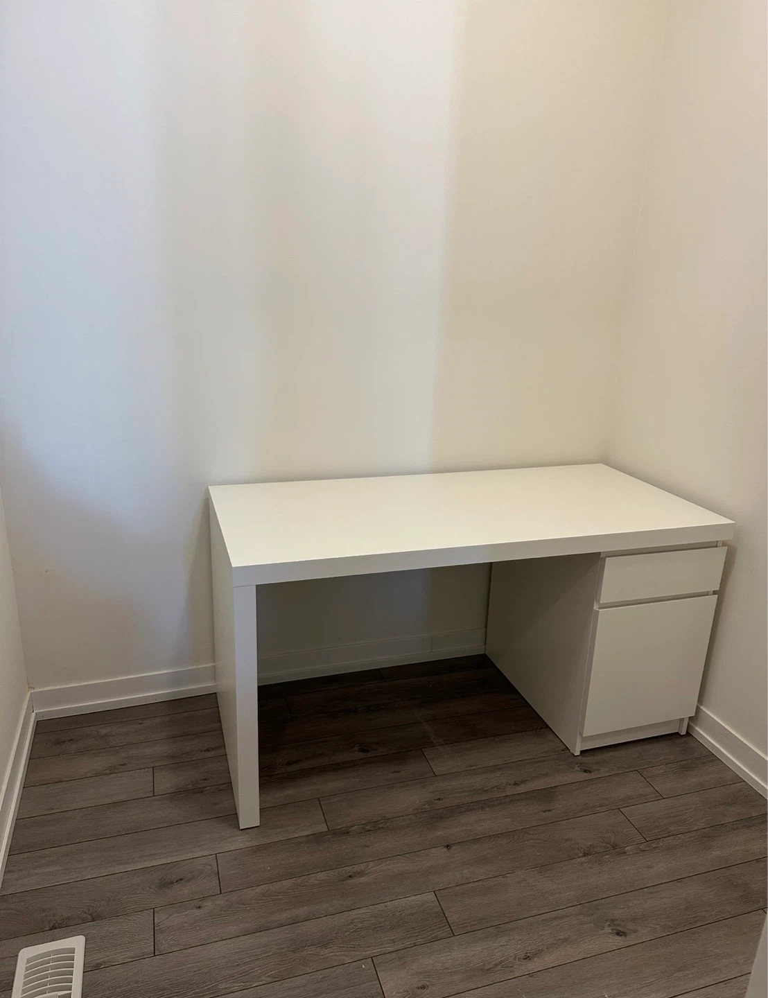 White Desk with Drawers