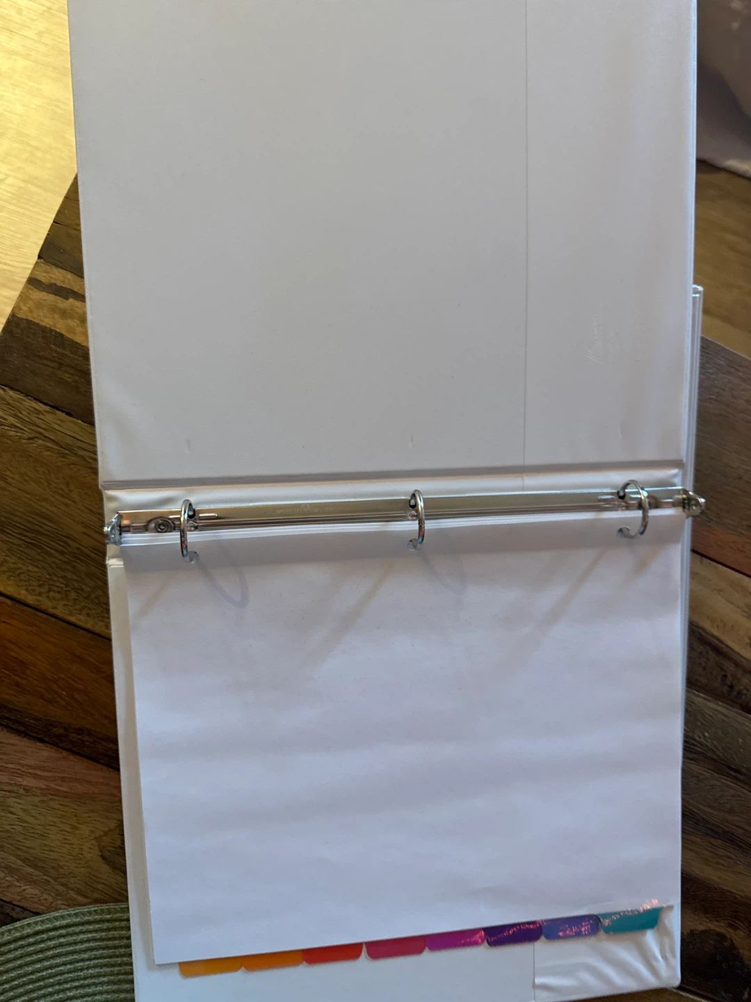 White 3-Ring Binder x2 - photo 2