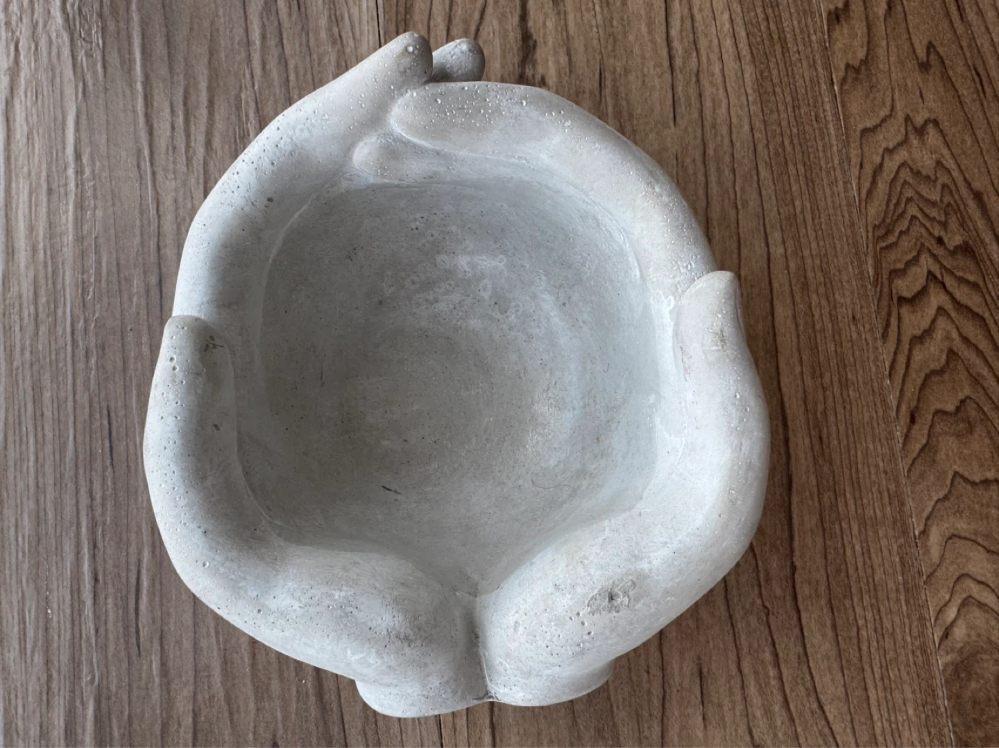Hand-Shaped Concrete Bowl - photo 4