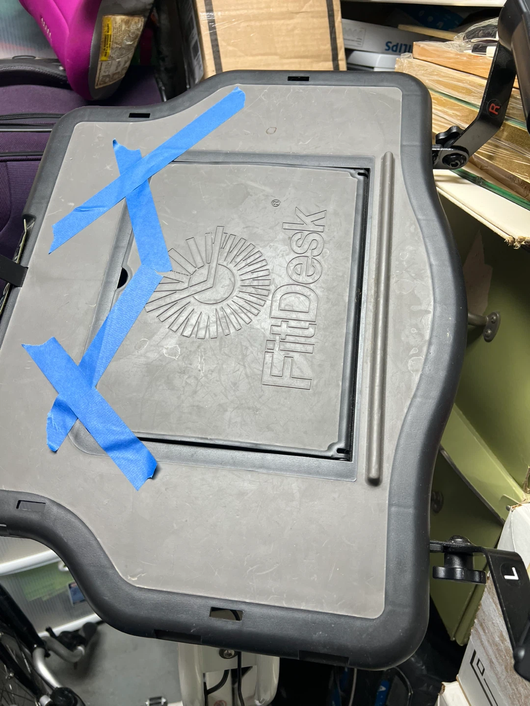 FitDesk Stationary Bike with Workstation - photo 3