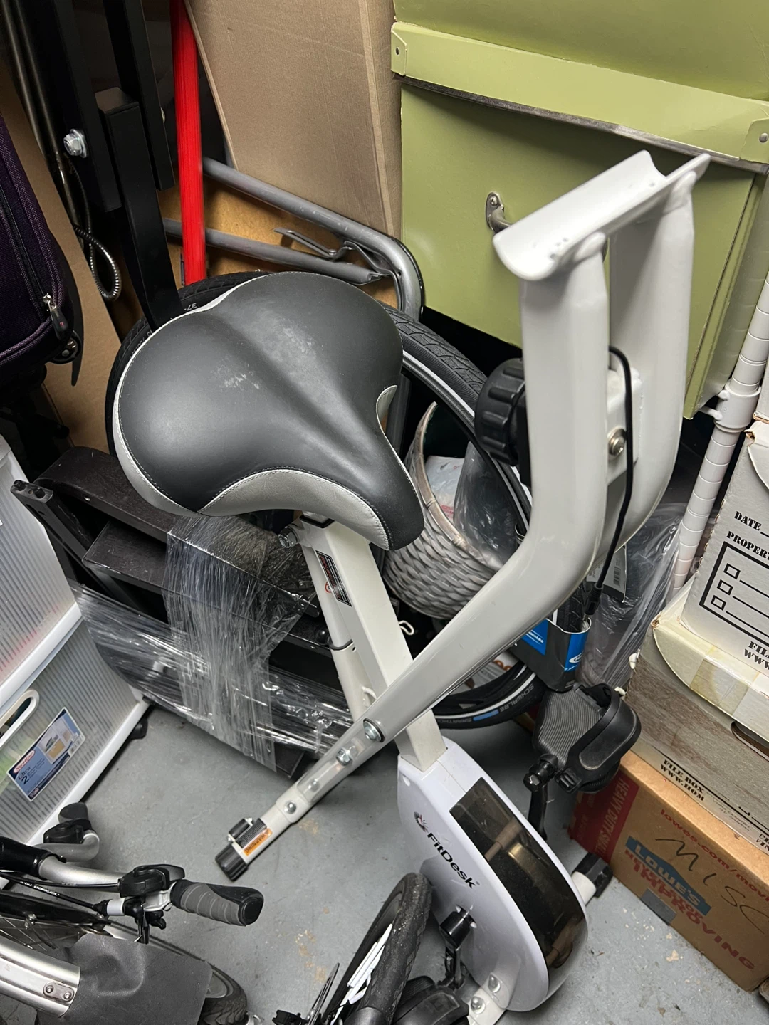 FitDesk Stationary Bike with Workstation - photo 2