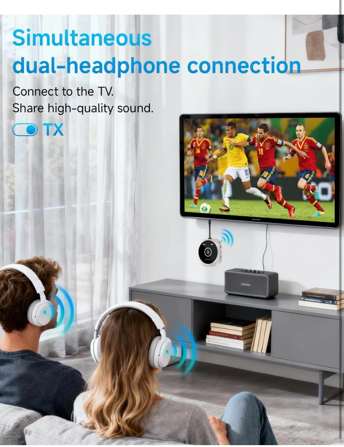 Airplane Bluetooth 5.4 Transmitter Receiver  aptX Low AR1 - photo 4