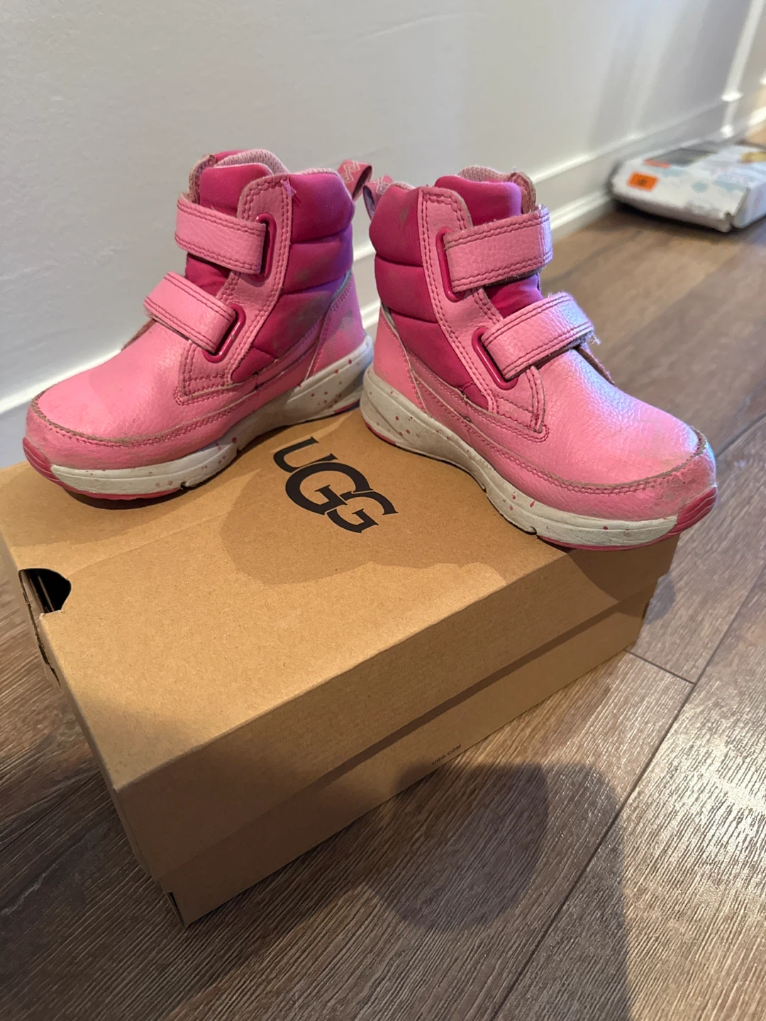 Pink UGG Winter Boots Size 9 Toddler - photo 2