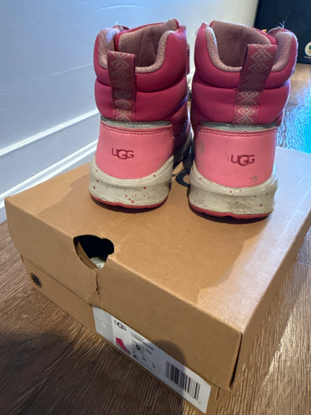 Pink UGG Winter Boots Size 9 Toddler - photo 4