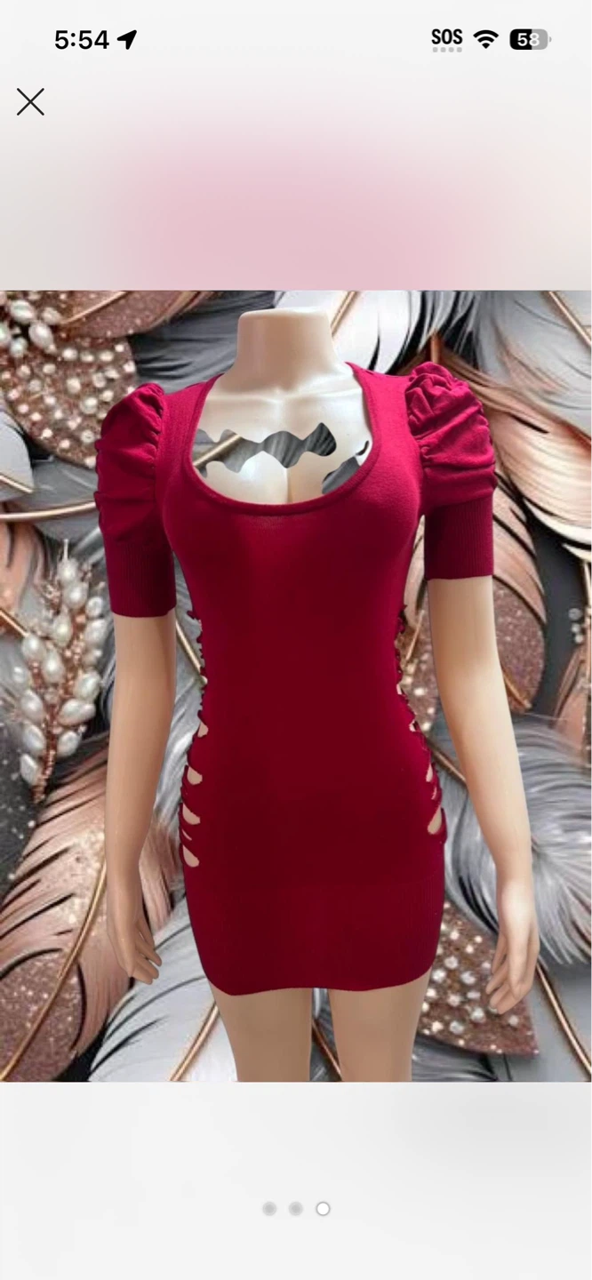 Women's Cut-Out Mini Dress - photo 3