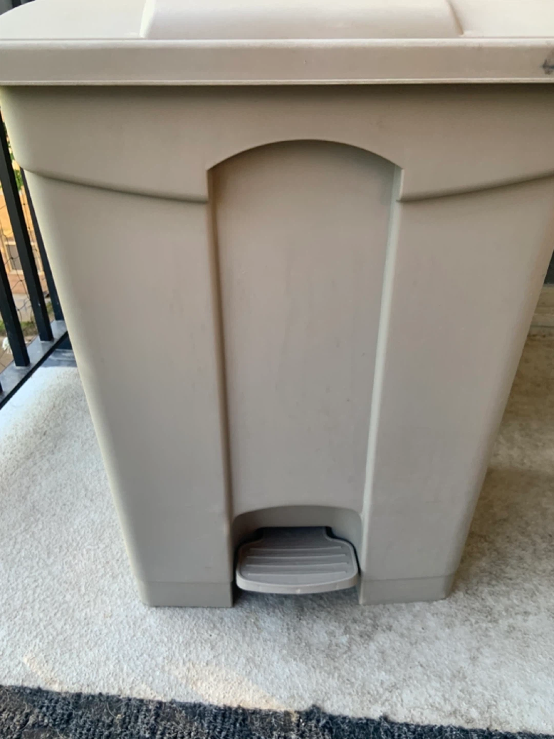 Tan Step Trash Can - photo 2