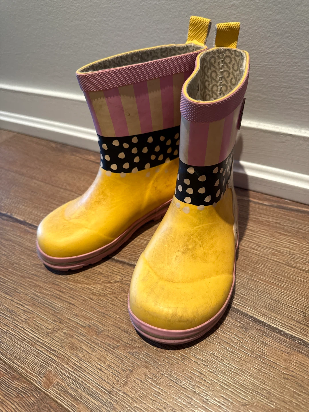 Reima Moomin Yellow Rain Boots Size 10.5 - photo 4