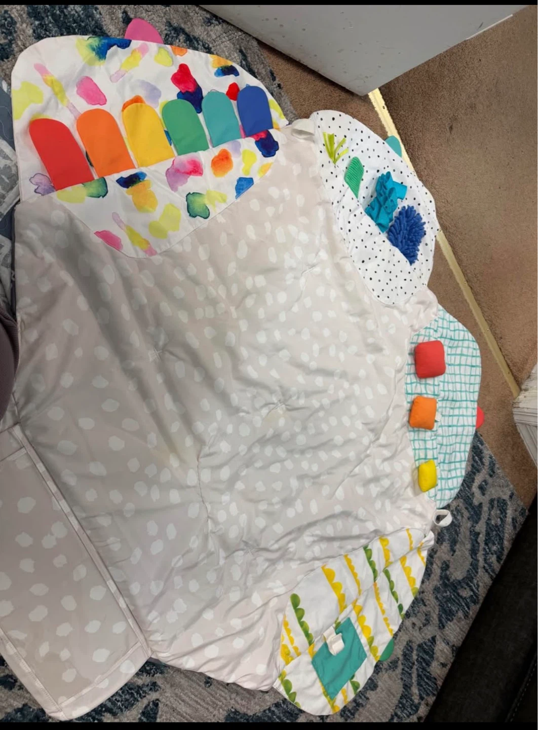 Play Mat with Sensory Toys