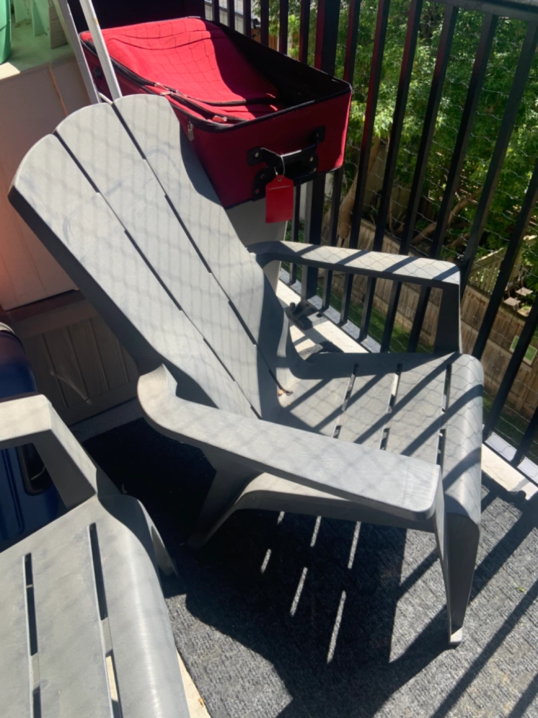 Grey plastic lawn Muskoka Chair - photo 3