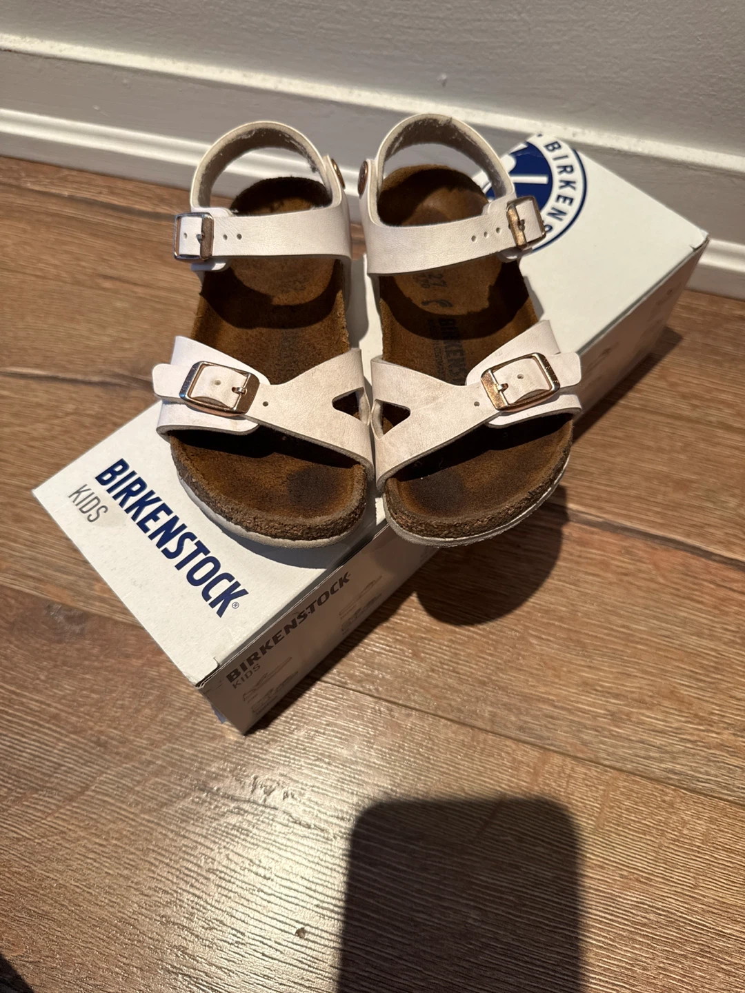 Birkenstock Rio Kids White Sandals