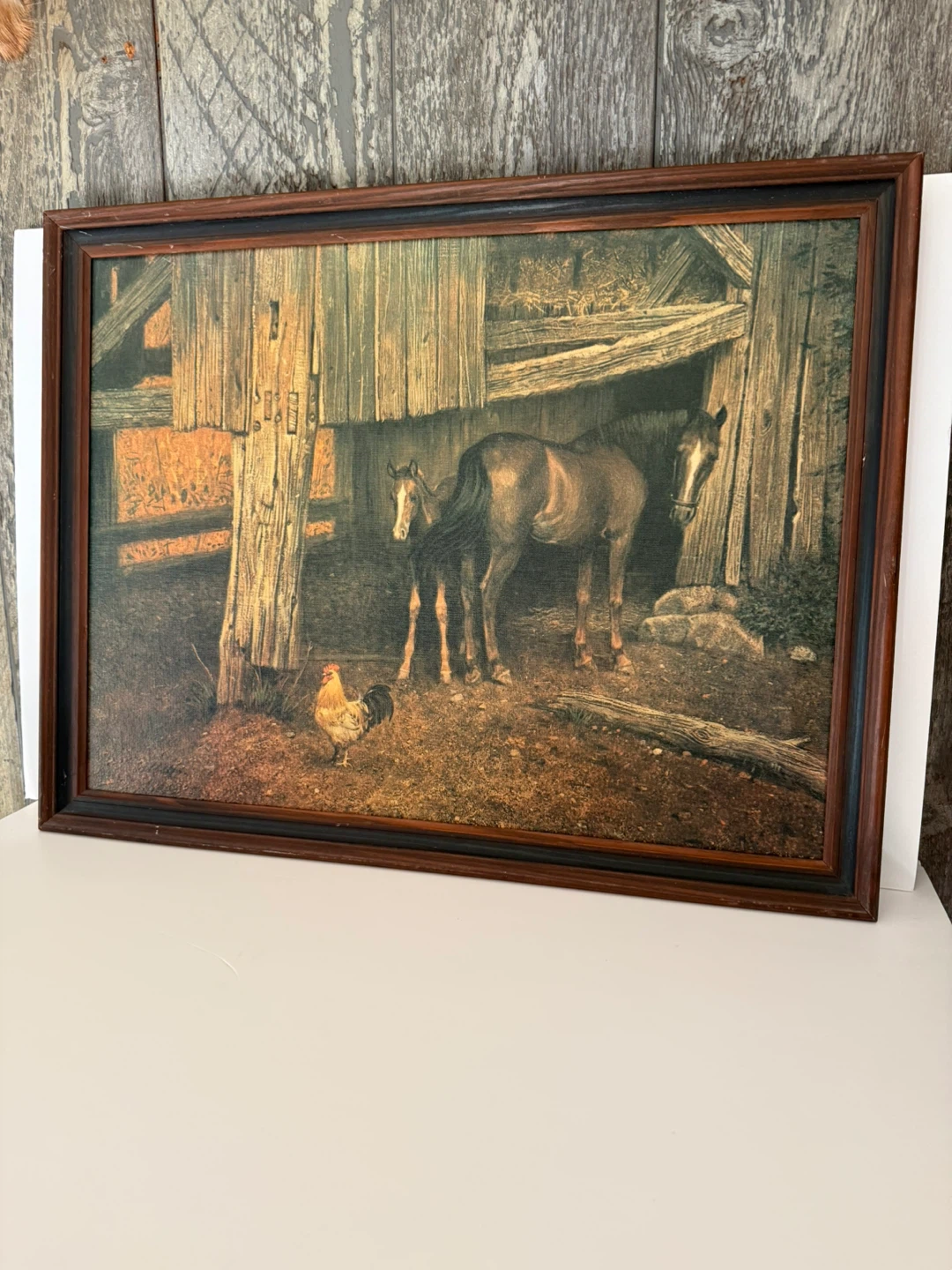 Reproduction painting print on canvas