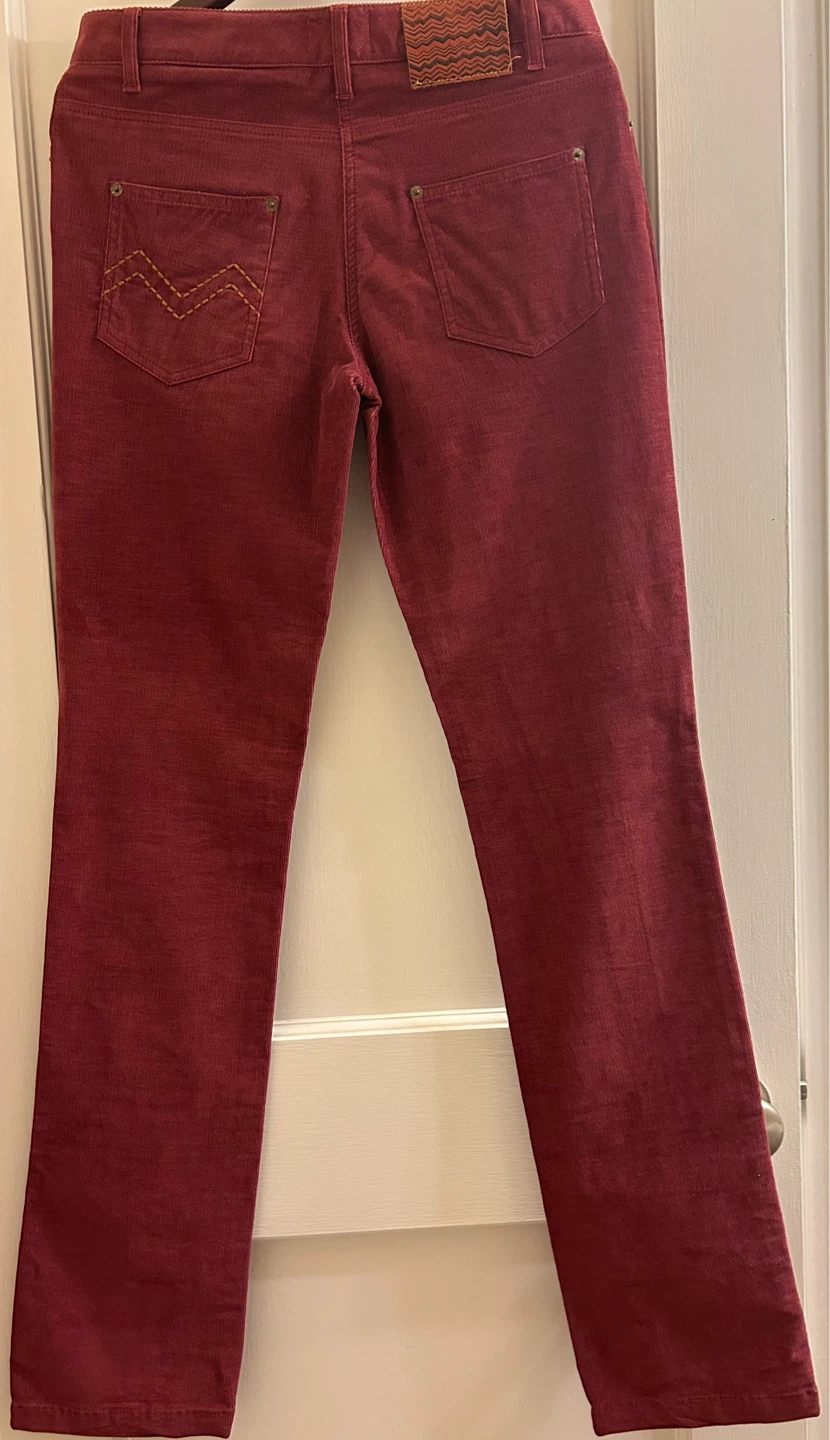 Missoni Burgundy Corduroy Pants Size 42 - photo 2