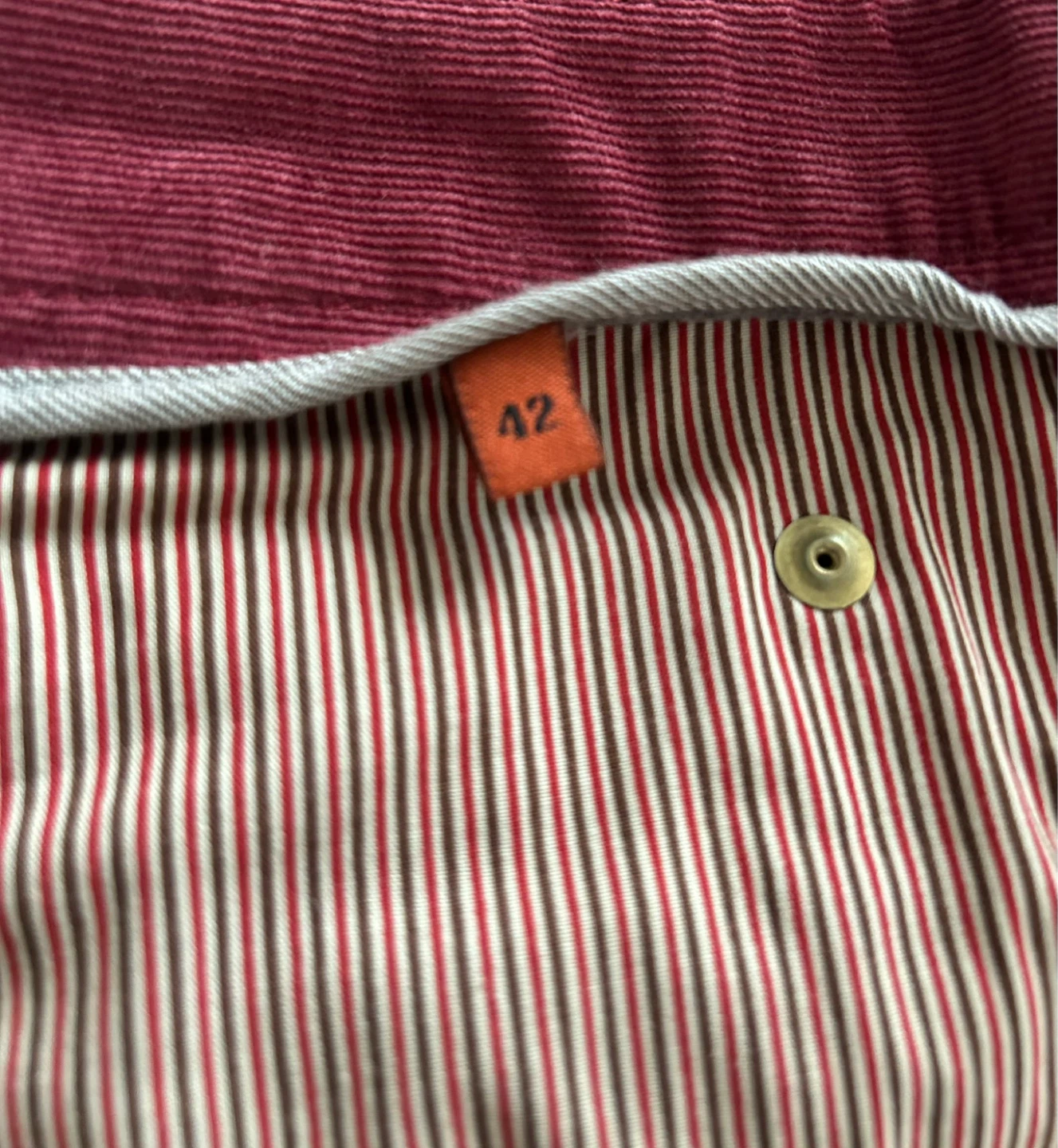 Missoni Burgundy Corduroy Pants Size 42 - photo 5