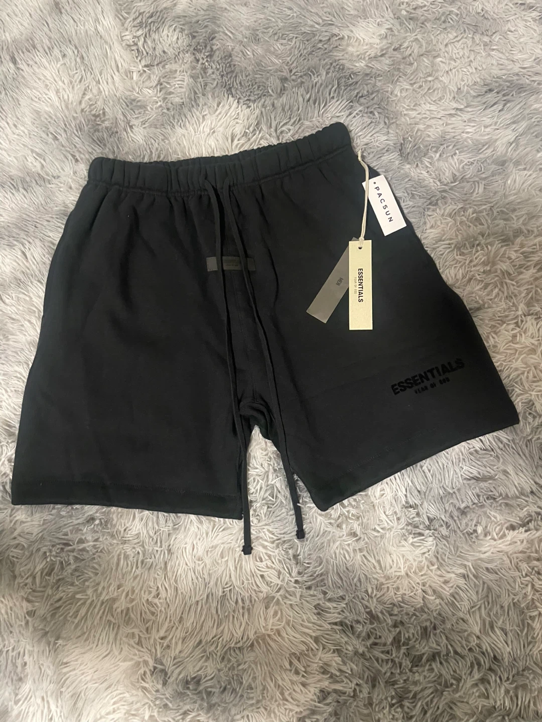 Fear of God Essentials Black Shorts