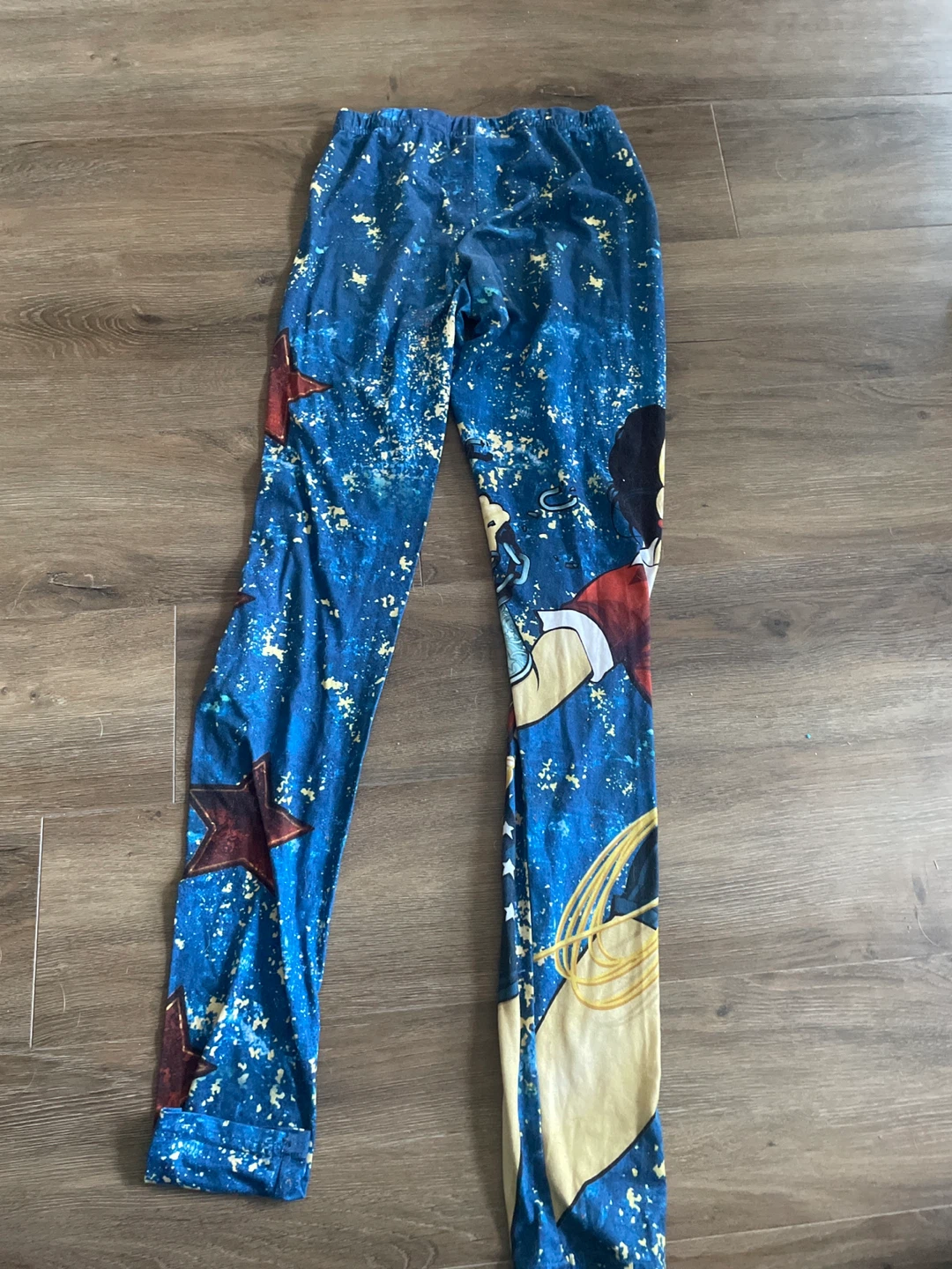 Wonder Woman Blue Graphic Leggings - photo 2