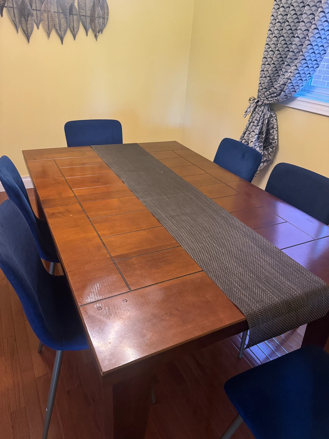 Wooden Dining Table with 6 Chairs - photo 3