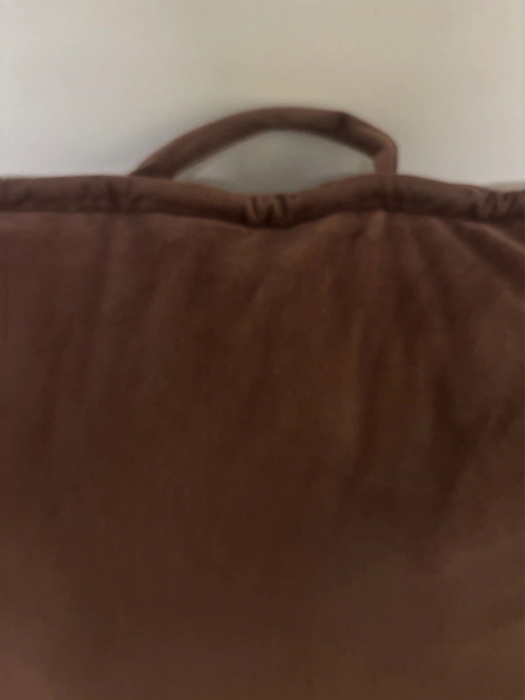 Brown Velvet Reading Pillow with Arms - photo 5